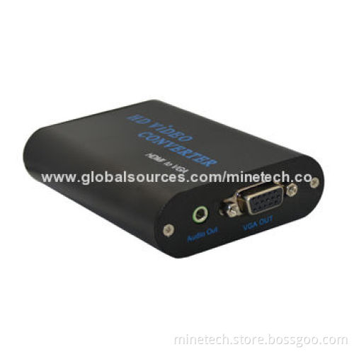 On sale HDMI-VGA converter, automatic detection HDCP, resolution up to 1920*1080p